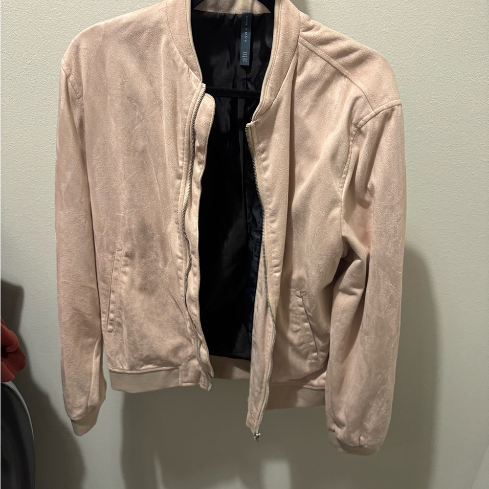 Zara Pink Bomber Jacket with Chic Style